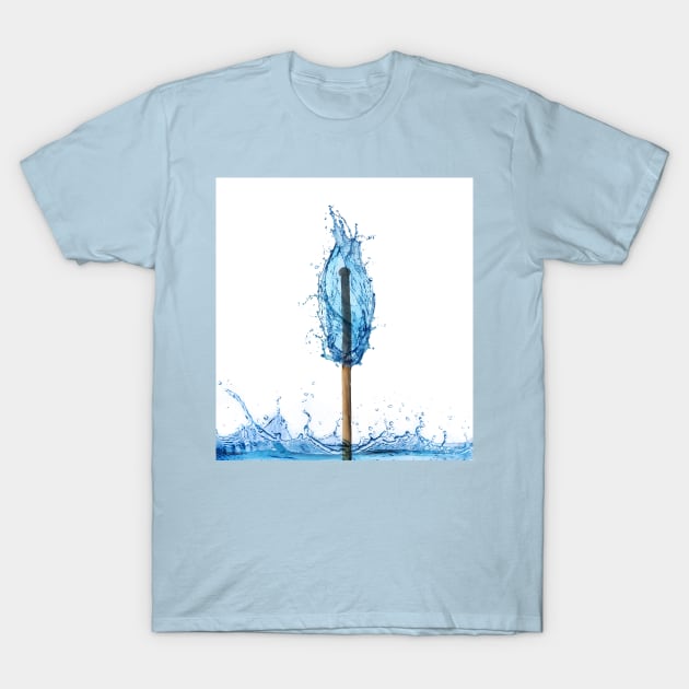 water flame T-Shirt by psychoshadow